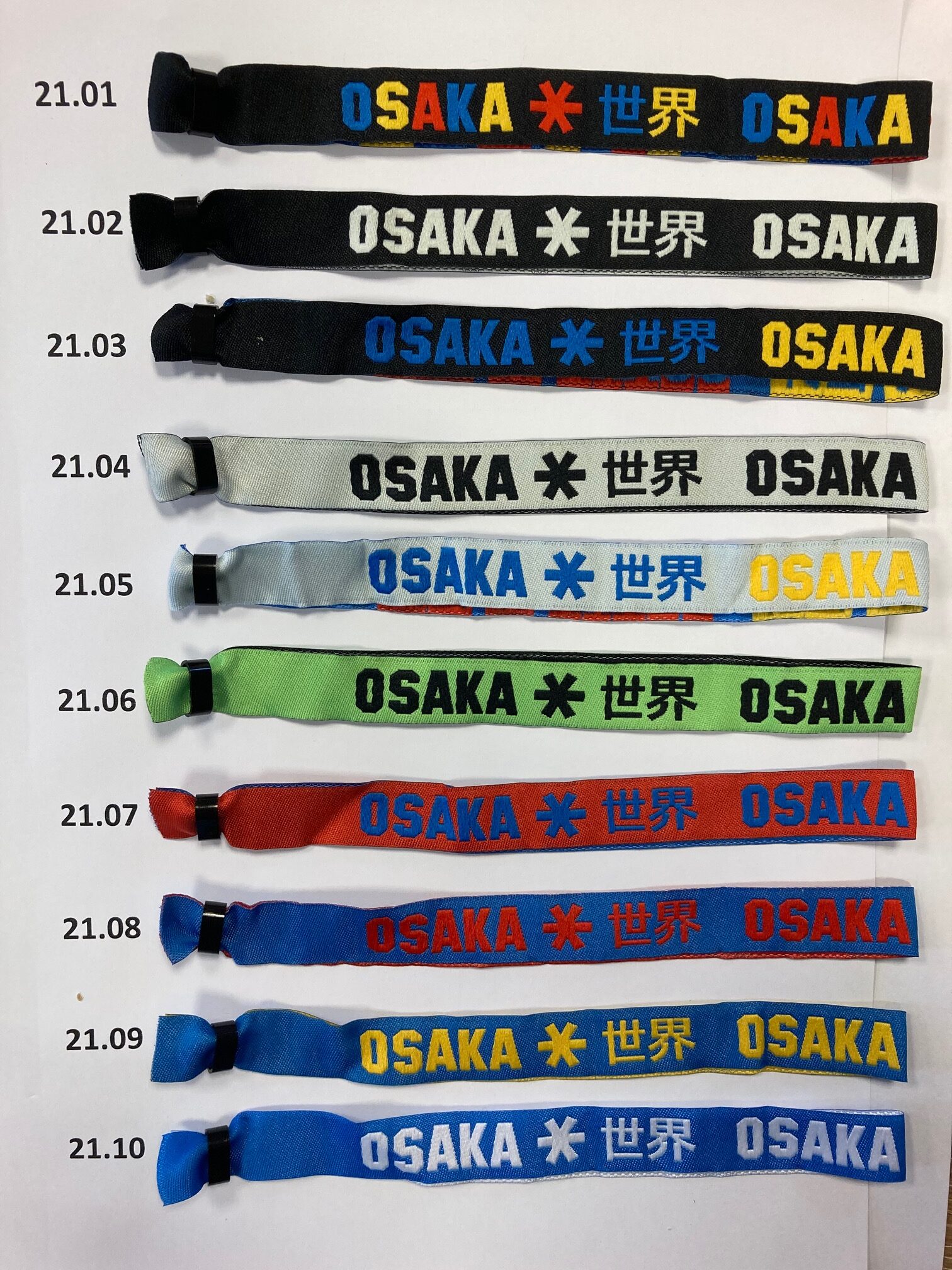 Handel langs Betekenisvol Osaka armbandjes bracelets bij 10 bandjes 11de GRATIS - De Hockeyzaak