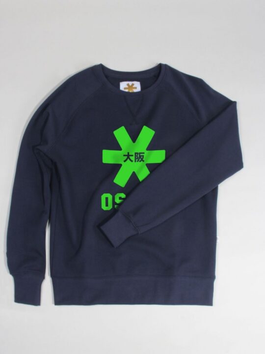 Osaka basic sweater dames Navy / groen