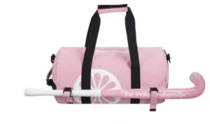Indian Maharadja duffel hockey sporttas Roze
