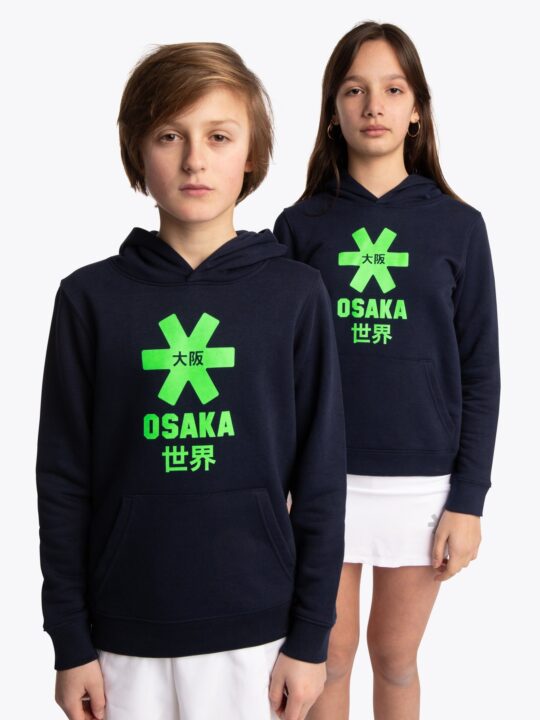 Osaka hoodie kids Blauw/groen